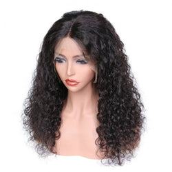 Frontal Lace wig 100% cheveux brésilien Remy Natural Wave avec baby hair densité 180