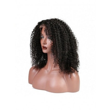 Frontal Lace wig 13x4 Jerry Curl Brazilian Remy Avec Baby Hair densité 180