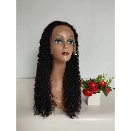 Frontal Lace Wigs Deep Wave 1B 24P