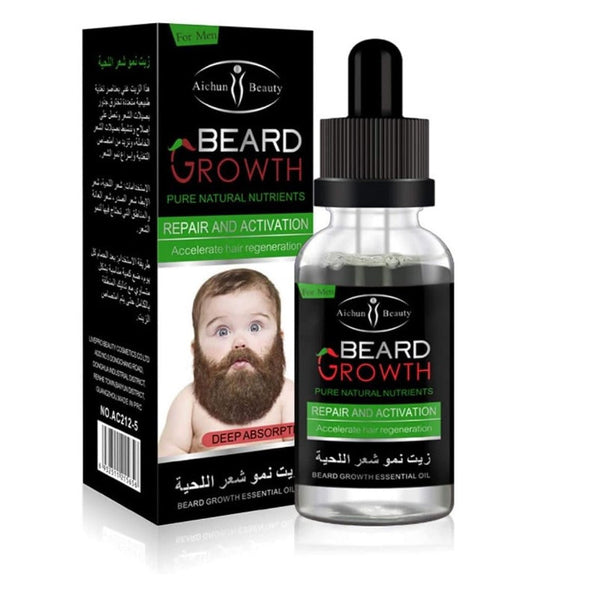 Huile à Barbe,Duvina Beard Oil, Baume pour Barbe Homme, Soins de Barbe, Huile à barbe