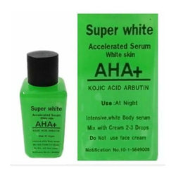 Super White Aha Kojic Arbutin, Ultra Éclaircissant.