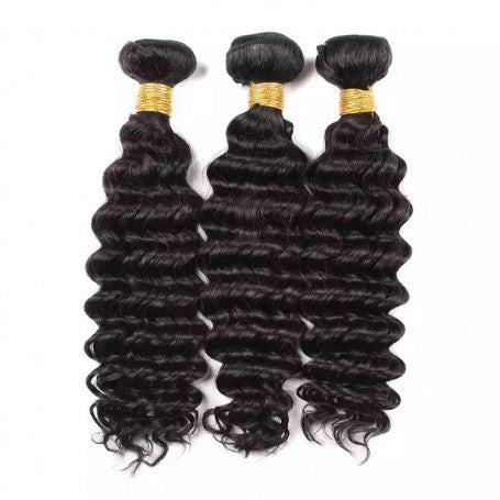 Tissage Brésilien - Mèches 100% Humain Deep Wave x3