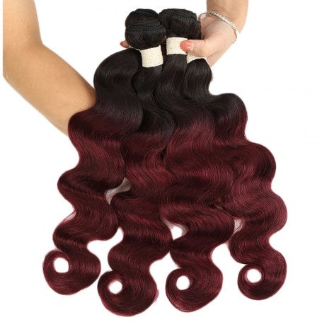 Tissage Brésilien - Mèches 100% Humain Body Wave T1B/BG x4