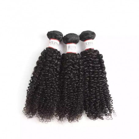 Tissage Brésilien - Mèches 100% Humain - Extensions Jerry Curl 12" x3