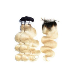 Tissage ombré 1B/613 body et closure x3