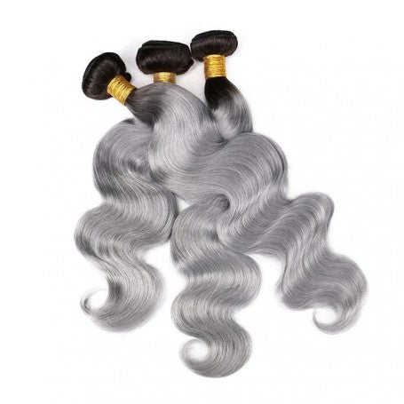 Tissage ombré 1B/gris Body x3